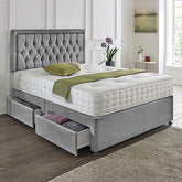 Lisbon Headboard Divan Set-2FT6 Small Single