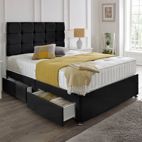 Rio Headboard Divan Set - 4FT Small Double