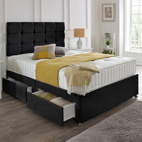 Rio Headboard Divan Set - 2FT6 Small Single