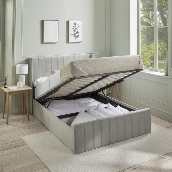 Elisa Ottoman Storage Bed - 5FT Kingsize