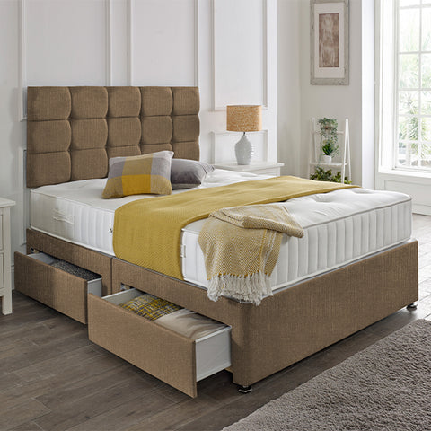 Rio Headboard Divan Set - 2FT6 Small Single