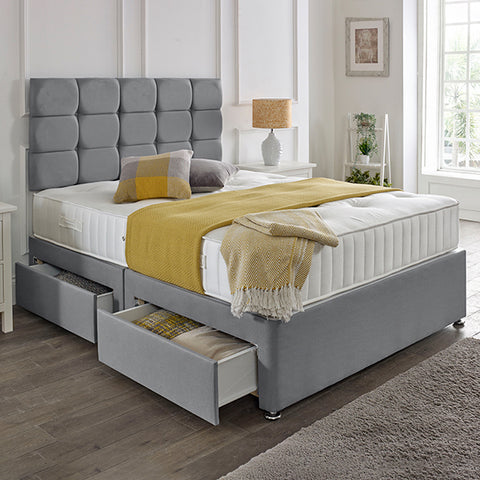 Rio Headboard Divan Set - 2FT6 Small Single