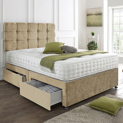 Rio Headboard Divan Set - 2FT6 Small Single