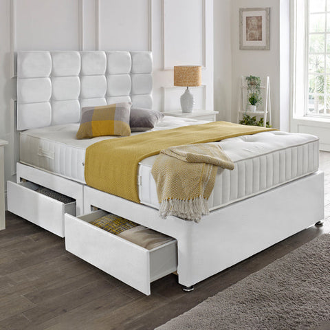 Rio Headboard Divan Set - 4FT Small Double