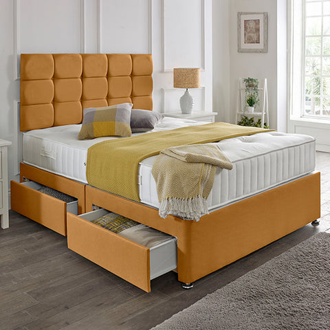 Rio Headboard Divan Set - 2FT6 Small Single