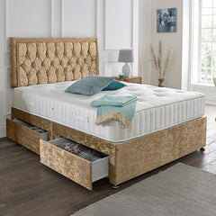 Lisbon Headboard Divan Set-3ft single