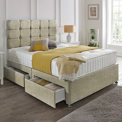 Rio Headboard Divan Set - 2FT6 Small Single