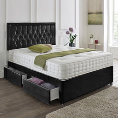 Lisbon Headboard Divan Set-3ft single