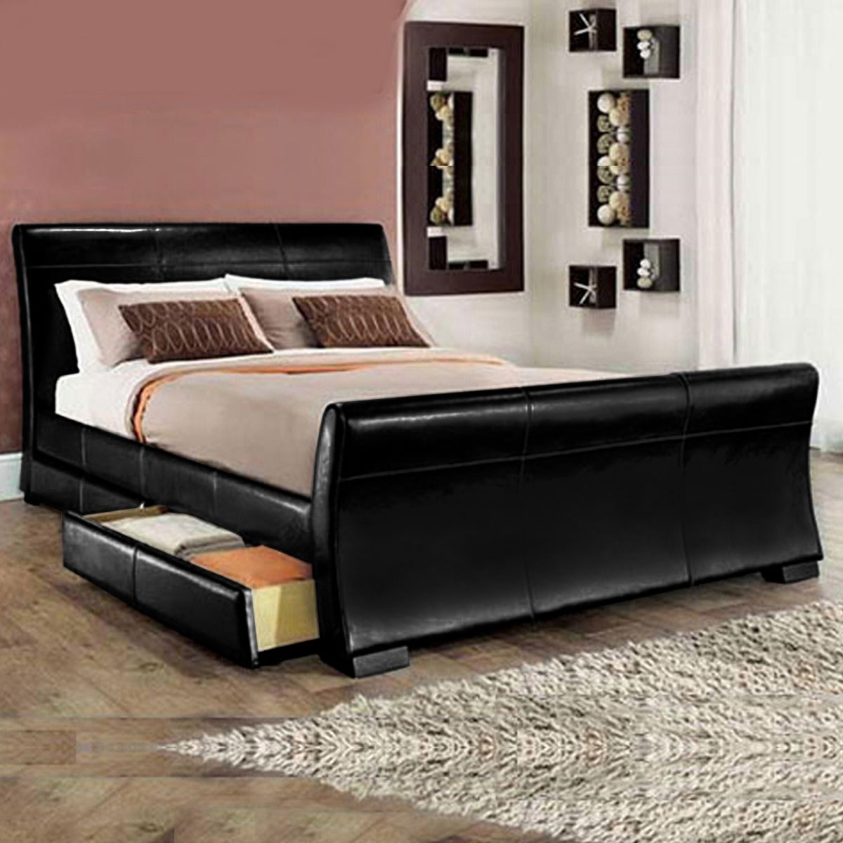 Leesa Four Drawer Storage Bed Secondary image