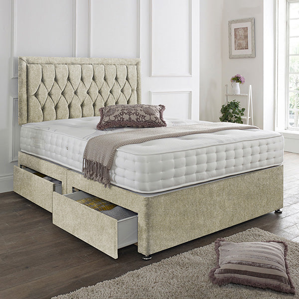 Lisbon Headboard Divan Set-4FT6 Double