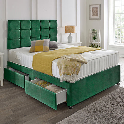 Rio Headboard Divan Set - 2FT6 Small Single