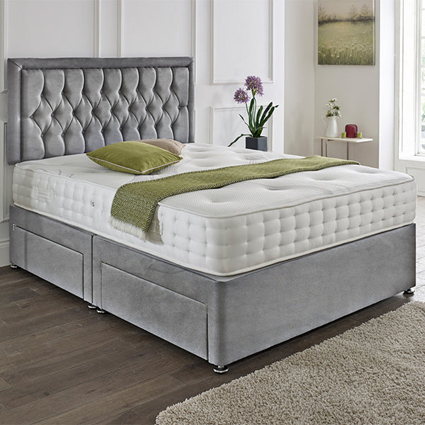 Lisbon Headboard Divan Set-2FT6 Small Single