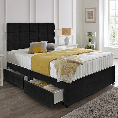 Rio Headboard Divan Set - 2FT6 Small Single