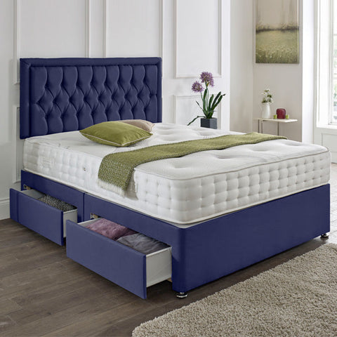 Lisbon Headboard Divan Set-4FT Small Double