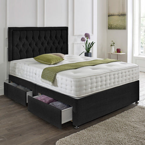 Lisbon Headboard Divan Set-4FT Small Double