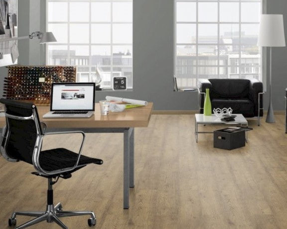 12mm Laminate Flooring Light Beige Oak Main image