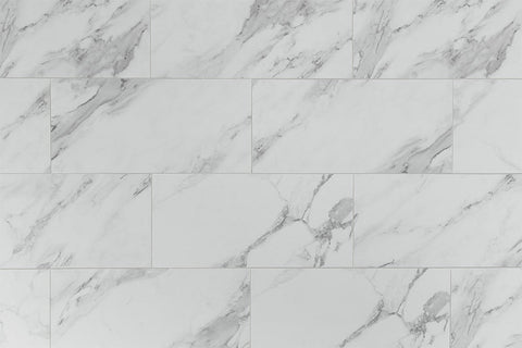 Audacity 12mm Laminate Tile White Marble