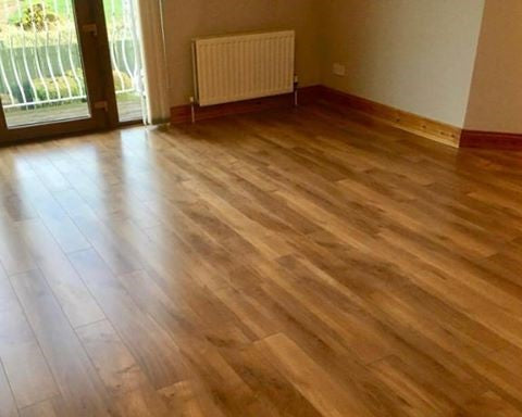 12mm Laminate Flooring Brown Sugar Oak Main image