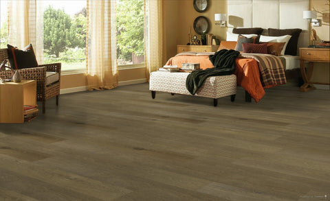 Galleria Professional Engineered European Rustic Oak Flooring 14mm X 190mm Stoney Grey Oiled