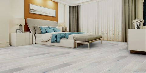 Galleria Professional Engineered European Rustic Oak Flooring 14mm X 190mm Winter Dawn Lacquered