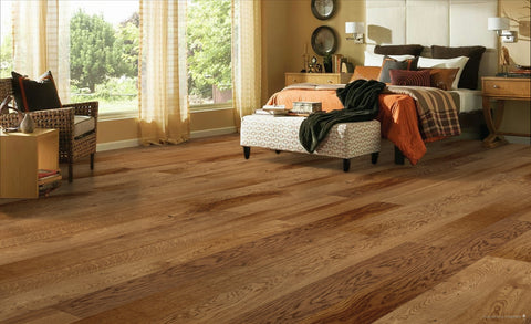 Home Choice Engineered European Nature Oak Flooring 14mm x 180mm Chestnut Brushed Matt Lacquered