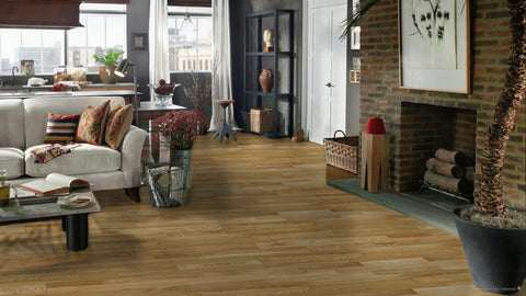 Home Choice Engineered European Nature Oak Flooring 14mm x 207mm 3 Strip Lacquered