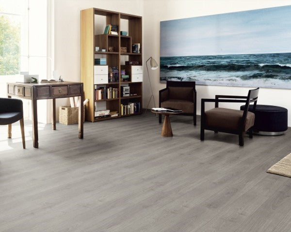 12mm Laminate Flooring Grey Oak Main image