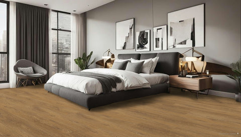 Series Woods 12mm Laminate Flooring Harvest Oak