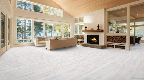 Series Woods 8mm Laminate Flooring White Oak