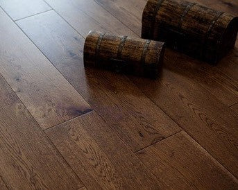 Smoked and Lacquered 12mm Engineered Wood Flooring Main image