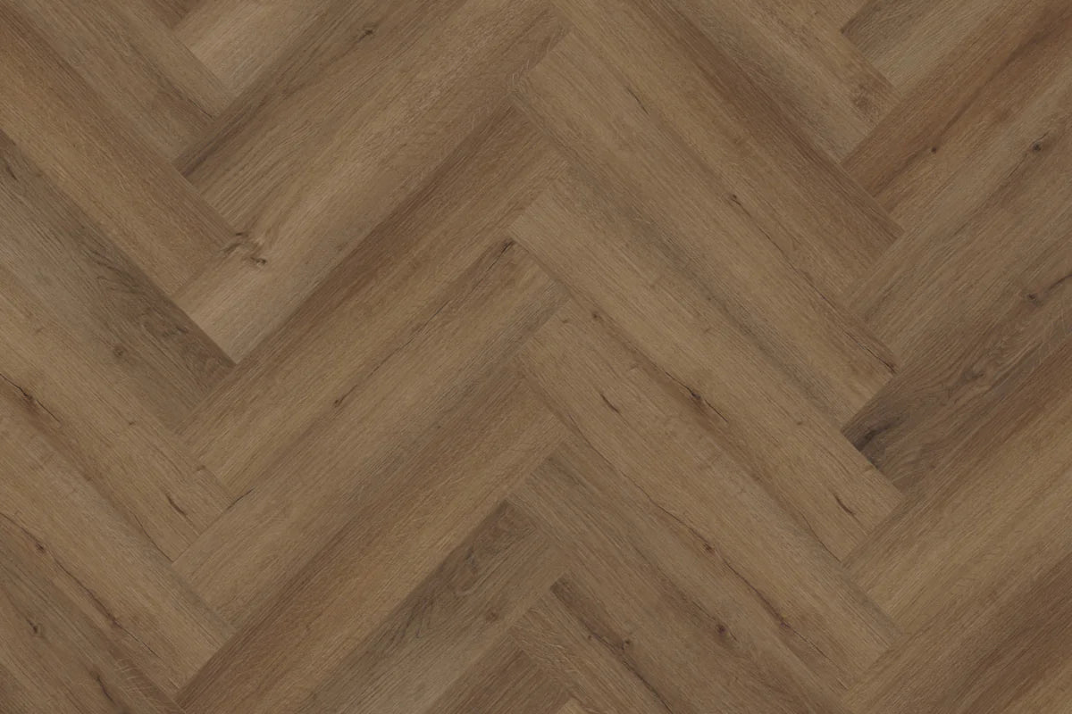 Uni Oak Herringbone Waterproof Click Vinyl