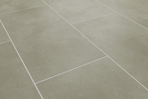 Audacity Rigid Core Pre-Grout Click Vinyl Flooring Stone Grey Tile