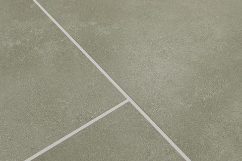 Audacity Rigid Core Pre-Grout Click Vinyl Flooring Stone Grey Tile