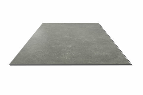 Audacity Rigid Core Pre-Grout Click Vinyl Flooring Iron Grey Tile