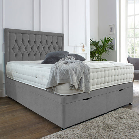 Windsor Ottoman End Lift Storage Divan Bed - 3FT Single