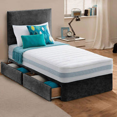 Single Divan Bed Set - 2FT6 Small Single