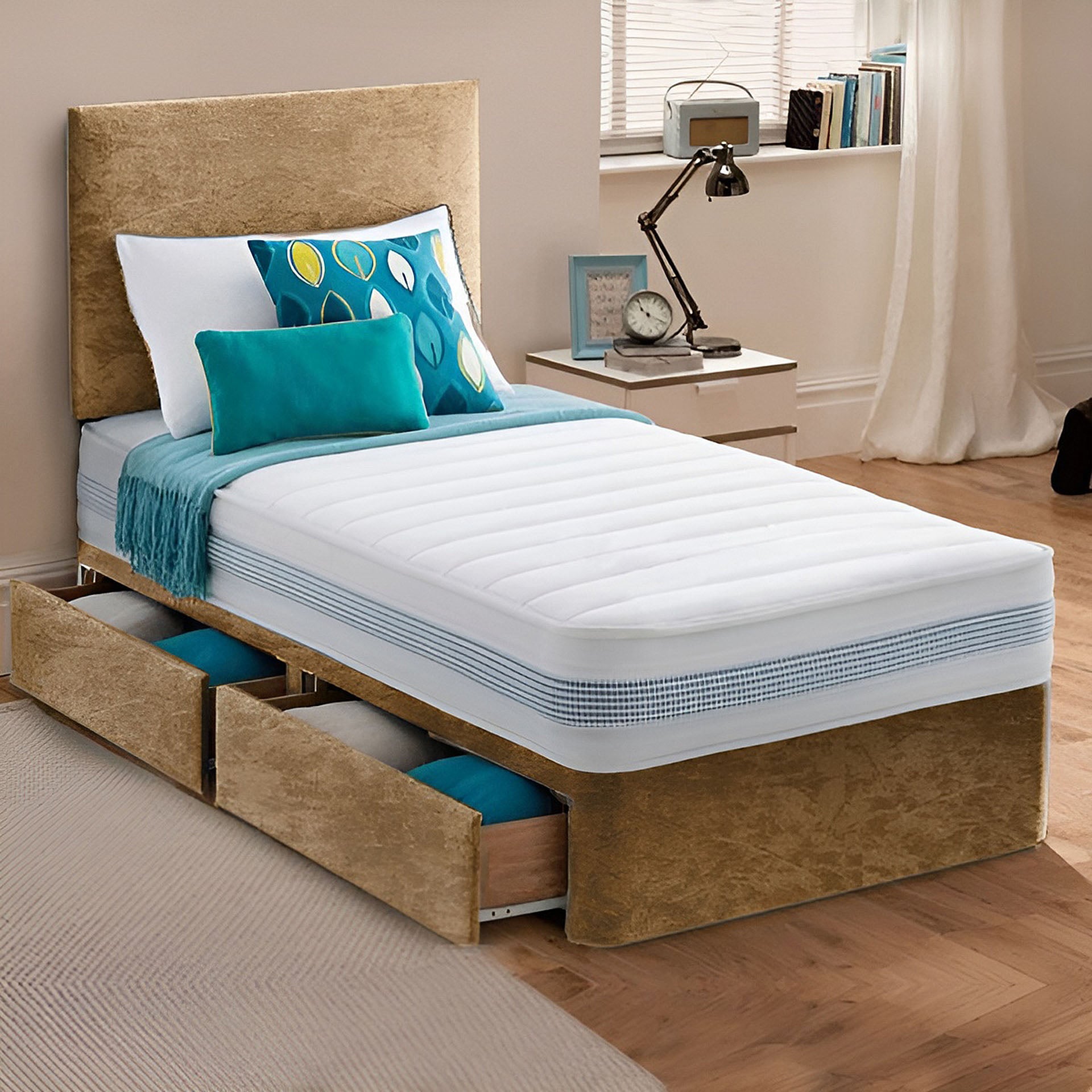 Single Divan Bed Set - 3FT Single