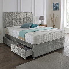 Classic Plain Divan Headboard Divan Set-6FT Super Kingsize