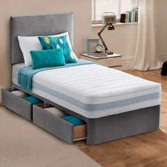 Single Divan Bed Set - 2FT6 Small Single