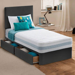 Single Divan Bed Set - 2FT6 Small Single