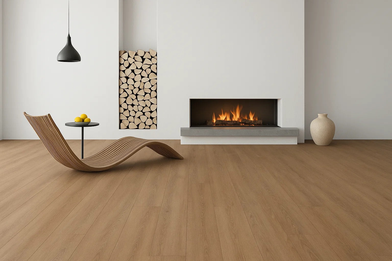 FLOORganic Oak Brera Nature 8.5mm Straight Waterproof Laminate Main image