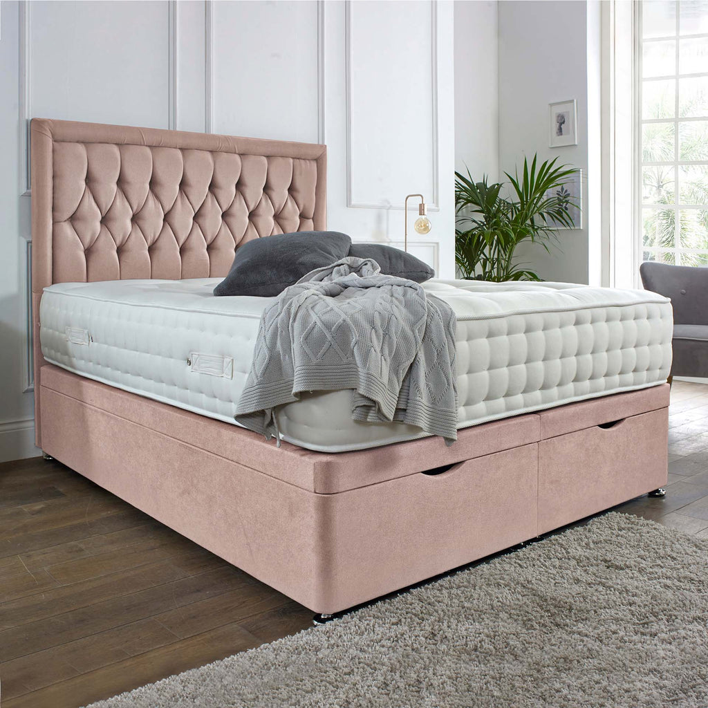 Windsor Ottoman End Lift Storage Divan Bed - 3FT Single