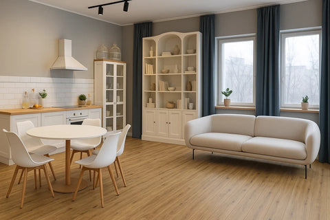 Gloss Hickory Bravo 8mm Straight Laminate
