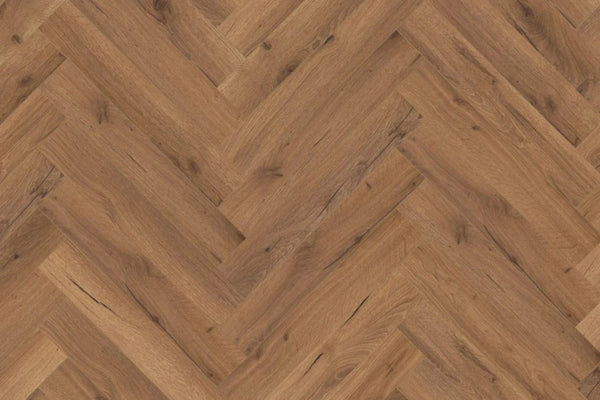 Heritage Oak 12mm Herringbone Laminate