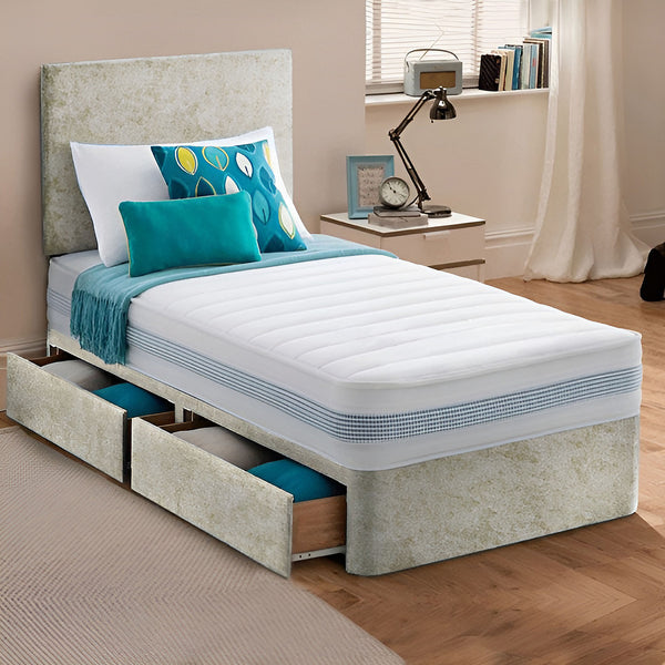 Single Divan Bed Set - 3FT Single