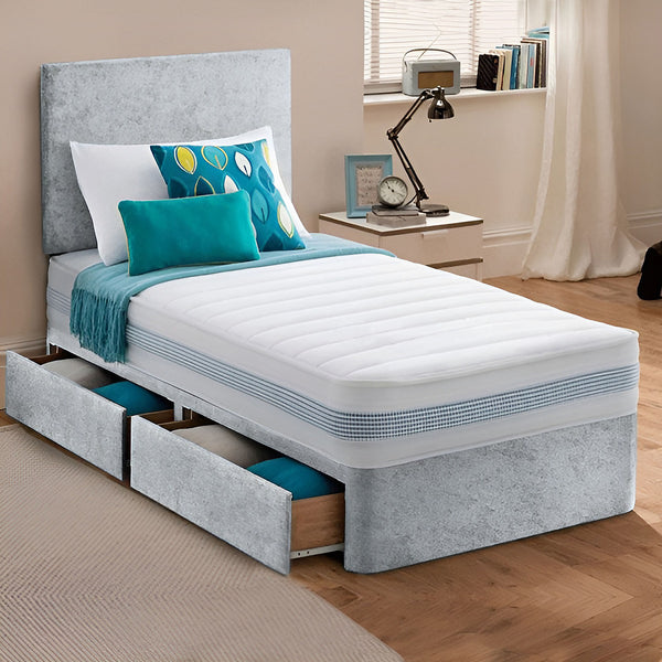 Single Divan Bed Set - 3FT Single