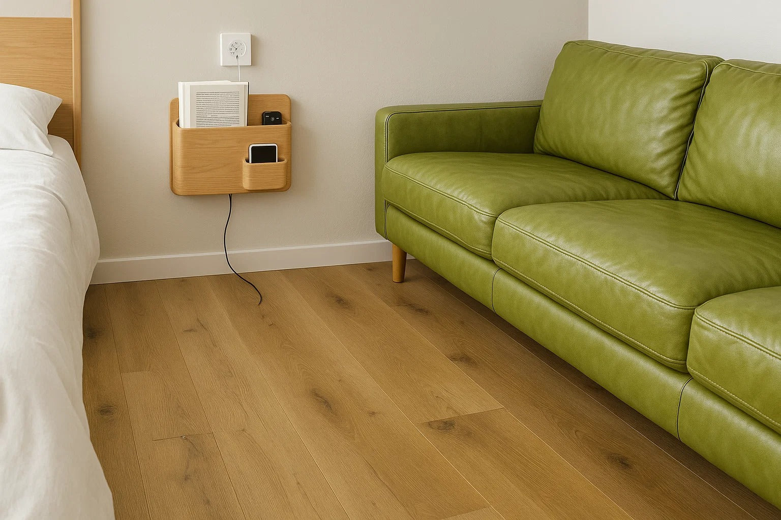 Hydro Loc Light Oak 6mm Straight Waterproof Click Vinyl Main image