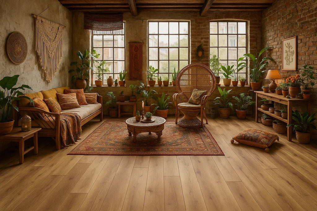 Hydro Loc Warm Oak 6mm Straight Waterproof Click Vinyl