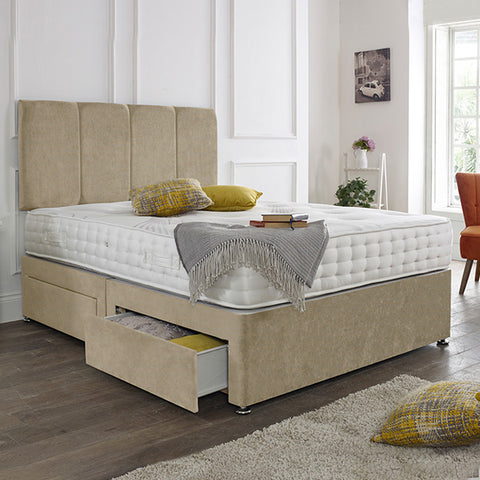 Zanzibar headboard Divan Set- 4FT Small Double