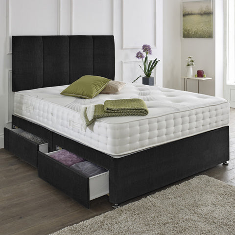 Zanzibar headboard Divan Set-5FT Kingsize